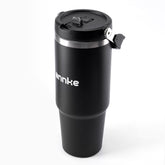 32 oz Edelstahl-Isolierbecher mit Strohhalm und Griff, vakuumisolierte Thermoflasche mit doppelter Wand, für Reisen, Fitnessstudio, Büro und Outdoor
